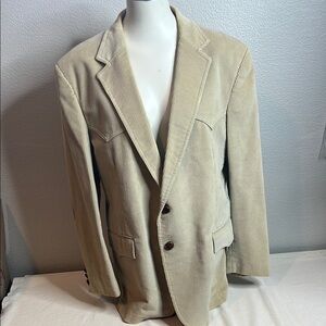 Vintage 1970s Levi’s Western Wear Corduroy Blazer - Size 42, San Francisco, CA